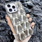 For iPhone 12 Pro Little Love Electroplated Phone Case(Silver) - 1