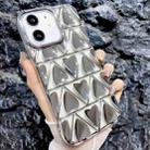 For iPhone 11 Little Love Electroplated Phone Case(Silver) - 1