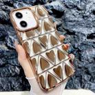 For iPhone 11 Little Love Electroplated Phone Case(Gold) - 1