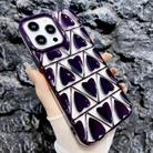 For iPhone 14 Pro Max Little Love Electroplated Phone Case(Purple) - 1