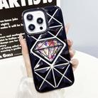 For iPhone 11 Pro Max Diamond Electroplated Diamond Paper Phone Case(Black) - 1