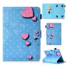 For 10 inch Universal Colored Drawing Stitching Leather Tablet Case(Love) - 1