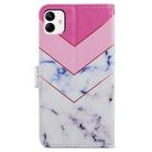 For Samsung Galaxy A05 Painted Pattern Horizontal Flip Leather Phone Case(Smoke Marble) - 3