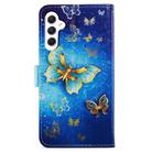 For Samsung Galaxy A05s Painted Pattern Horizontal Flip Leather Phone Case(Butterfly) - 3