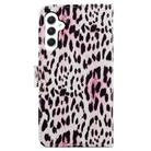 For Samsung Galaxy A05s Painted Pattern Horizontal Flip Leather Phone Case(Leopard) - 3
