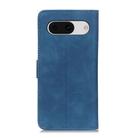 For Google Pixel 8a KHAZNEH Retro Texture Flip Leather Phone Case(Blue) - 3