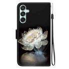 For Samsung Galaxy M15/F15 Crystal Texture Colored Drawing Leather Phone Case(Crystal Peony) - 3