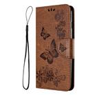 For Google Pixel 8 Butterfly Embossed Flip Leather Phone Case(Brown) - 2