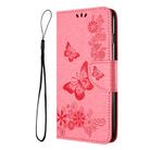 For Google Pixel 8 Butterfly Embossed Flip Leather Phone Case(Pink) - 2
