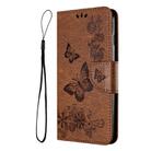 For Google Pixel 8 Pro Butterfly Embossed Flip Leather Phone Case(Brown) - 2
