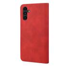 For Samsung Galaxy A05s Skin Feel Splicing Leather Phone Case(Red) - 3