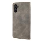 For Samsung Galaxy A05s Skin Feel Splicing Leather Phone Case(Grey) - 3