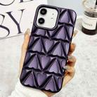 For iPhone 11 Little Love Oil Spray Phone Case(Dark Purple) - 1