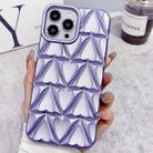 For iPhone 12 Pro Little Love Oil Spray Phone Case(Purple) - 1