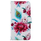For Motorola Moto G14 Painted Pattern Horizontal Flip Leather Phone Case(Peacock Flower) - 2