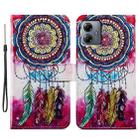 For Motorola Moto G14 Painted Pattern Horizontal Flip Leather Phone Case(Dreamcatcher) - 1