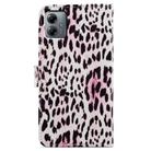 For Motorola Moto G14 Painted Pattern Horizontal Flip Leather Phone Case(Leopard) - 3