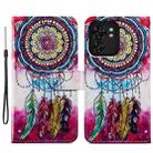 For Motorola Edge 40 Painted Pattern Horizontal Flip Leather Phone Case(Dreamcatcher) - 1