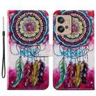 For Motorola Moto G32 Painted Pattern Horizontal Flip Leather Phone Case(Dreamcatcher) - 1