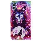 For Sony Xperia 5 V Painted Pattern Horizontal Flip Leather Phone Case(Wolf Totem) - 3