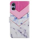 For Sony Xperia 5 V Painted Pattern Horizontal Flip Leather Phone Case(Smoke Marble) - 3