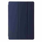 For Samsung Galaxy Tab S10 Ultra 3-Fold Clear Acrylic Leather Tablet Case(Dark Blue) - 2