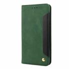 For Motorola Moto G54 Skin Feel Splicing Leather Phone Case(Green) - 2