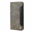 For Motorola Moto G35 Skin Feel Splicing Leather Phone Case(Grey) - 2