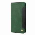 For Motorola Moto G55 Skin Feel Splicing Leather Phone Case(Green) - 2