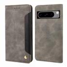 For Google Pixel 8 Pro Skin Feel Splicing Leather Phone Case(Grey) - 1