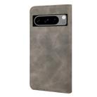For Google Pixel 8 Pro Skin Feel Splicing Leather Phone Case(Grey) - 3