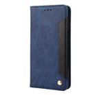 For Google Pixel 8 Skin Feel Splicing Leather Phone Case(Blue) - 2
