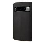For Google Pixel 8 Skin Feel Splicing Leather Phone Case(Black) - 3