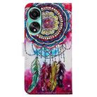 For OPPO A38 4G Painted Pattern Horizontal Flip Leather Phone Case(Dreamcatcher) - 3