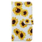 For OPPO A38 4G Painted Pattern Horizontal Flip Leather Phone Case(Sunflower) - 2