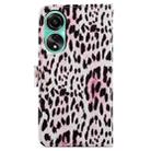 For OPPO A38 4G Painted Pattern Horizontal Flip Leather Phone Case(Leopard) - 3