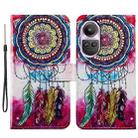 For OPPO Reno10 /10 Pro Global Painted Pattern Horizontal Flip Leather Phone Case(Dreamcatcher) - 1