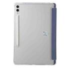 For Samsung Galaxy Tab S10 FE+ Clear Acrylic Deformation Leather Tablet Case(Lavender) - 3