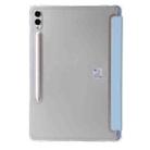 For Samsung Galaxy Tab S10 FE+ Clear Acrylic Deformation Leather Tablet Case(Ice Blue) - 3
