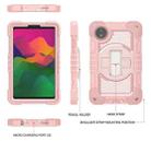 For Redmi Pad SE 8.7 4G 360 Degree Rotation PC Contrast Silicone Tablet Case(Rose Gold) - 2