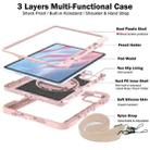For Xiaomi Pad 7 / 7 Pro 360 Degree Rotation PC Contrast Silicone Tablet Case(Rose Gold) - 3