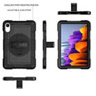 For Xiaomi Redmi Pad 2 360 Degree Rotation PC Contrast Silicone Tablet Case(Black) - 3