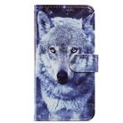 For Honor 90 Painted Pattern Horizontal Flip Leather Phone Case(White Wolf) - 2