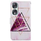 For Honor 90 Painted Pattern Horizontal Flip Leather Phone Case(Marble) - 3