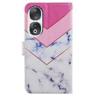 For Honor 90 Painted Pattern Horizontal Flip Leather Phone Case(Smoke Marble) - 3