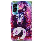 For Honor 90 Lite Painted Pattern Horizontal Flip Leather Phone Case(Wolf Totem) - 3