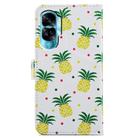 For Honor 90 Lite Painted Pattern Horizontal Flip Leather Phone Case(Pineapple) - 3