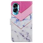 For Honor 90 Lite Painted Pattern Horizontal Flip Leather Phone Case(Smoke Marble) - 3