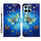 For Honor X6A Painted Pattern Horizontal Flip Leather Phone Case(Butterfly) - 1