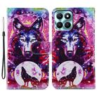 For Honor X6A Painted Pattern Horizontal Flip Leather Phone Case(Wolf Totem) - 1